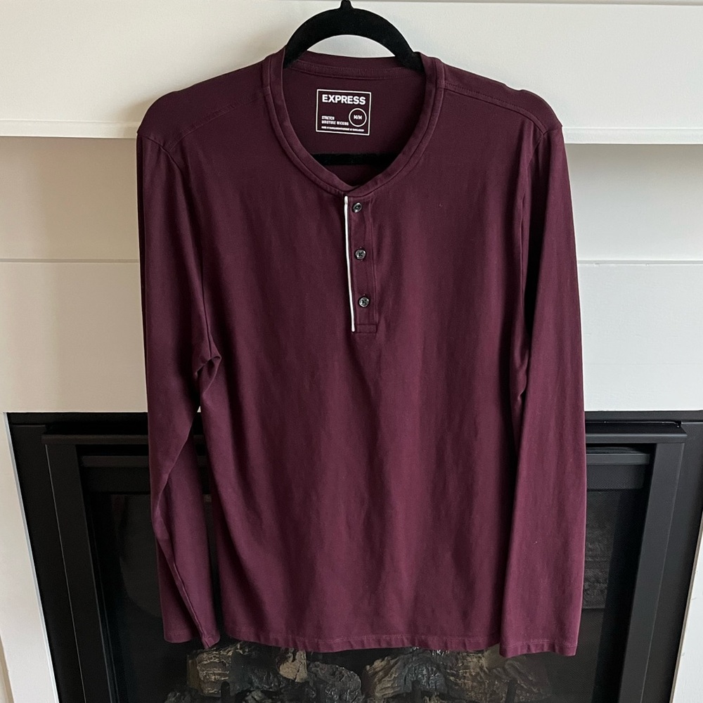 Express Men’s Stretch Henley
